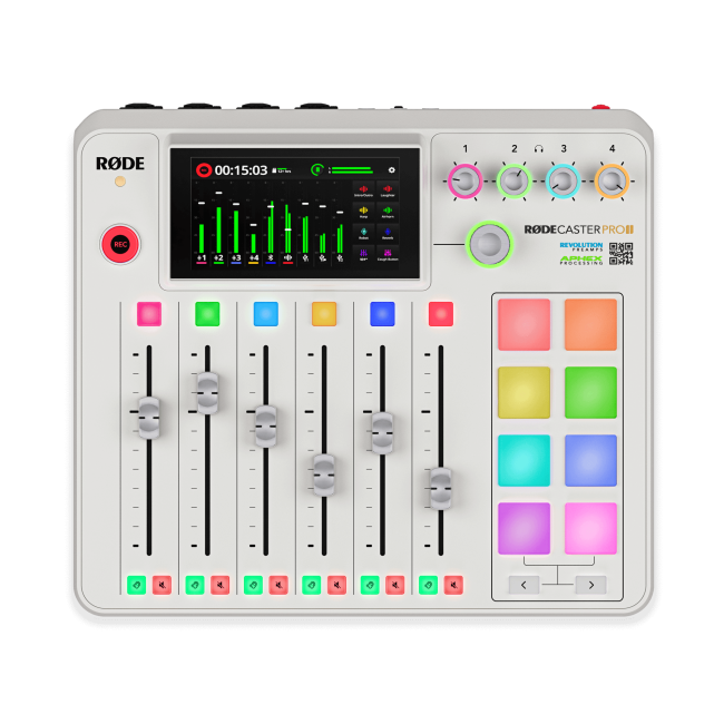 RODE RØDECaster Pro II オーディオプロダクションスタジオ Amazon.com: Rode RODECaster Pro II Audio Production Studio